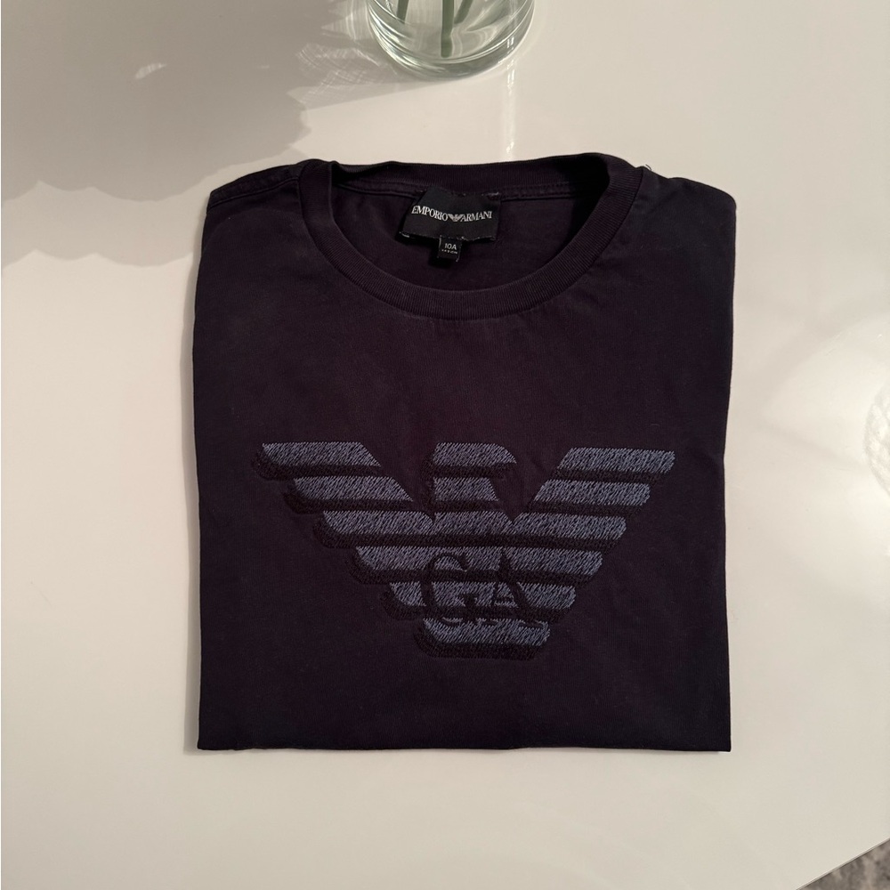 Children’s Emporio Arman navy blue T-shirt size 10